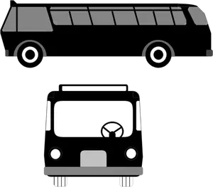 Grafika wektorowa autobus symbolu