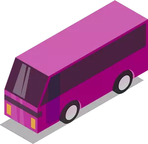 Pink bus