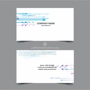 Business card vector template 13