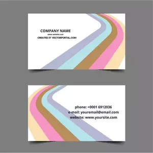 Retro design for business cards