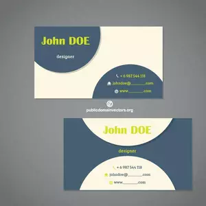 Business card template layout vector