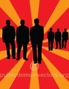 Business Silhouette Vector