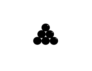 Dělové koule vektorový obrázek