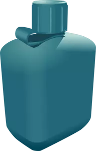 Vector clip art of canister