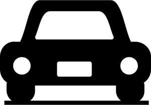 המכונית pictogram בתמונה וקטורית