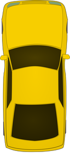 Top view car vector