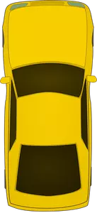 Top view car vector