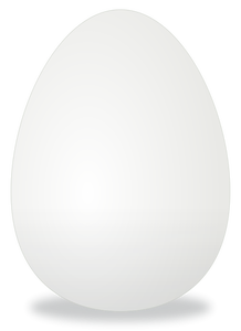 Illustrazione vettoriale di uovo intero