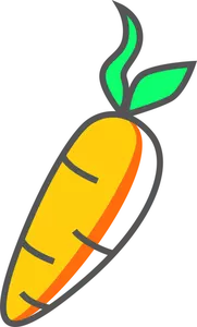 Dibujo de zanahoria