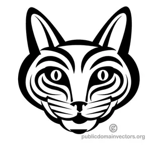 Cat mascot clip art