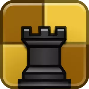 Vector tekening van schaken categorie logo