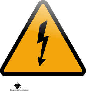 High voltage caution