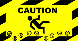 Bitcoin-Vorsicht