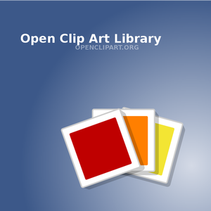 CD cover for open clip art vector images