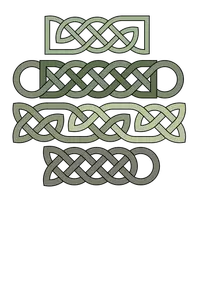 Immagine di vettore di selezione di schemi di nodo celtico