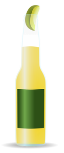 Light beer bottle vector image