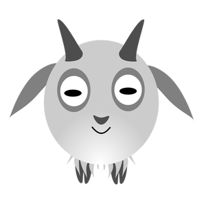 Vector illustratie van een geit