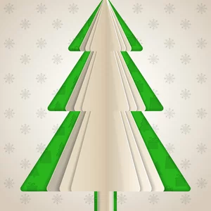 Christmas tree clip art vector