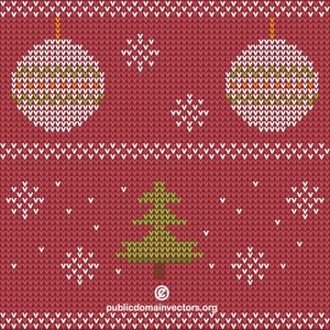 Woven Christmas pattern