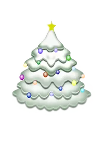 Weihnachtsbaum-Vektor-clipart
