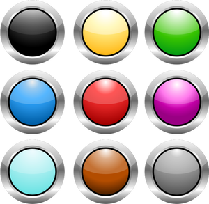 Okrągłe przyciski ze stali