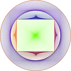 Vector ilustrare de spirală desenare vectorială