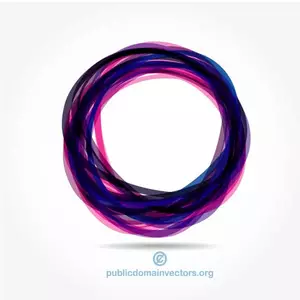 Lingkaran abstrak ungu
