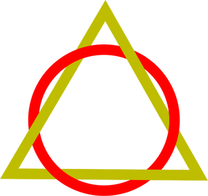 Kruh a trojúhelník