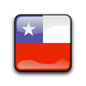 Chile vector flag button