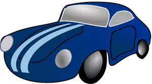 Illustrazione di giocattolo auto vector clip art