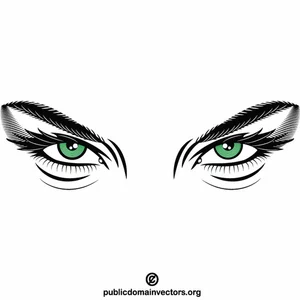 Face Big Cartoon Anime Eyes Vaporwave Stock Vector (Royalty Free)  1938830758