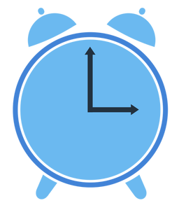 Dos relojes vector de la imagen