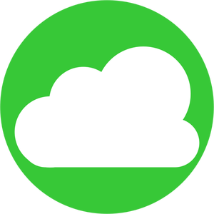 Cloud ikona vektorové ilustrace