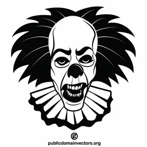 Scary Face Clip Art at  - vector clip art online, royalty free &  public domain