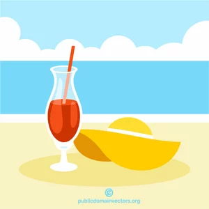 Cocktail på stranden