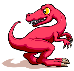 Dangerous red dragon