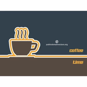 Coffee time vector graphics