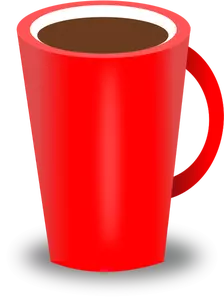 Ilustraţie de vector ceaşcă de cafea