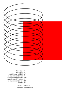 Immagine vettoriale della molla elicoidale
