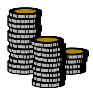 Coins vector image