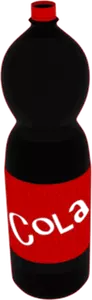 Cola botol vektor ilustrasi