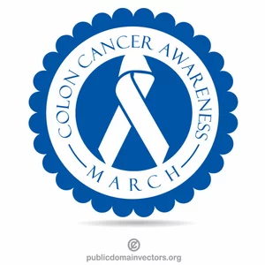 Colon cancer blue ribbon