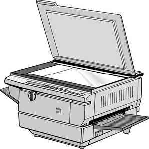 Úřadu kopírovací stroj