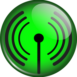 Grafika wektorowa ikona WiFi