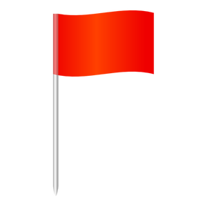 Hörnet flaggan i fotboll vektor illustration