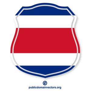 Costa Rica flagga emblem