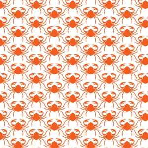 Krabber sømløs mønster
