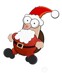 Vettore di Santa Claus cartoni animati