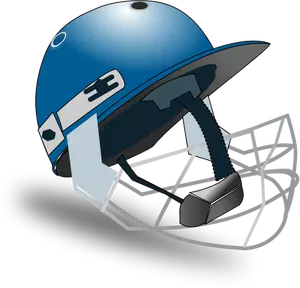 Imagem vetorial de capacete de críquete