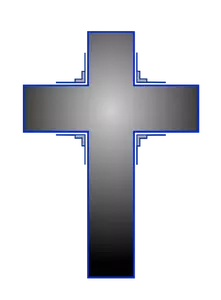 Vector bildet av korset